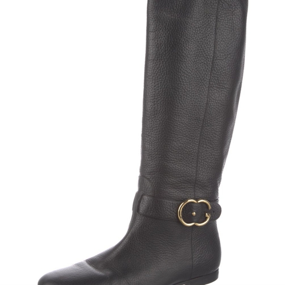 Gucci Leather Riding Boots - Picture 2 of 5